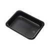 Hitray 002 27 oz. Dulang cpet hitam segi empat tepat