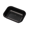 Hitray 011 15 oz. Dulang cpet hitam segi empat tepat