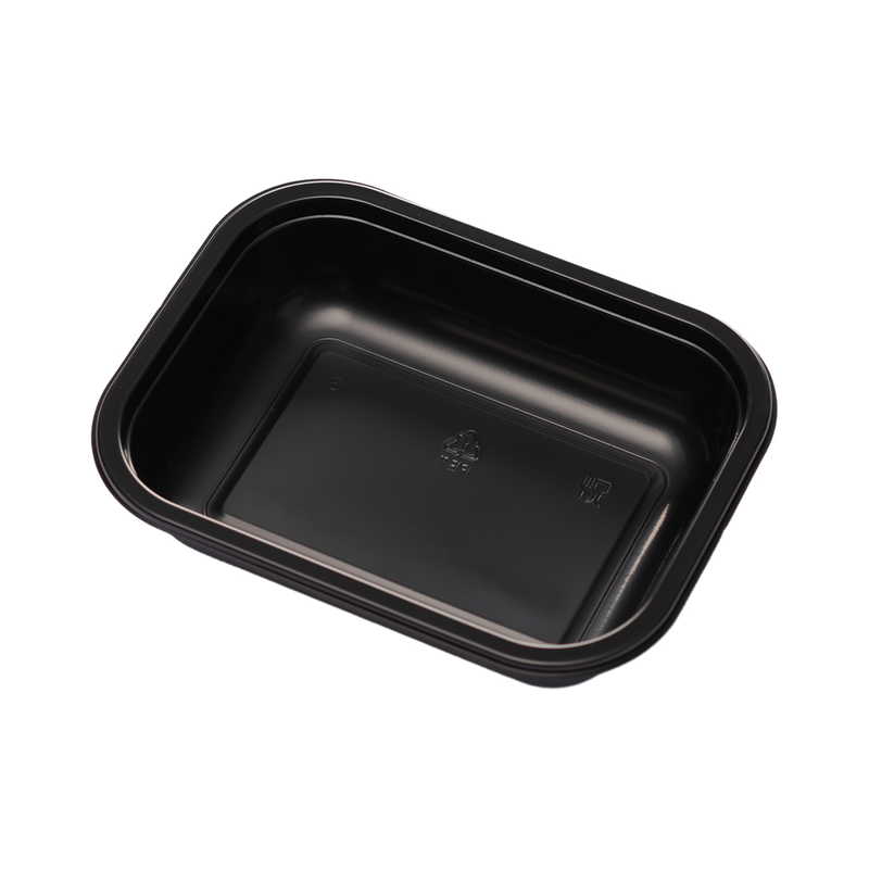 Hitray 011 15 oz. Dulang cpet hitam segi empat tepat