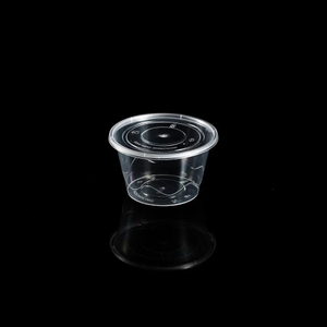 lids နှင့်အတူဝက်အူချောင်းများအတွက် Hi-tray အနက်ရောင်ရှင်းလင်းသော PP ပြွန်