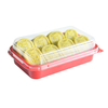 HitRAY1 2 4 6 12 24 COMPOSION Clear Plastic Cupcake ကွန်တိန်နာအရေအတွက်