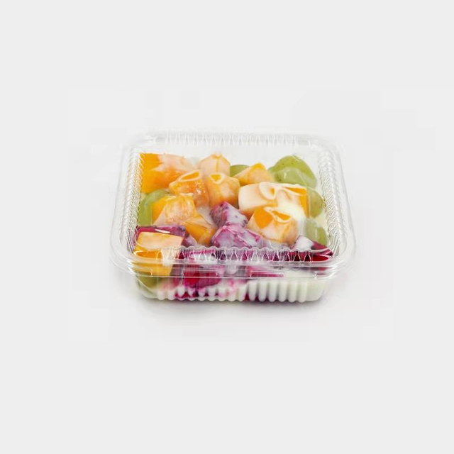 Hi Tray The PET Tray PET Trays - Plastic Disposable Food Trays PET / PE - TRAYS Clear Salad Container Hi-1