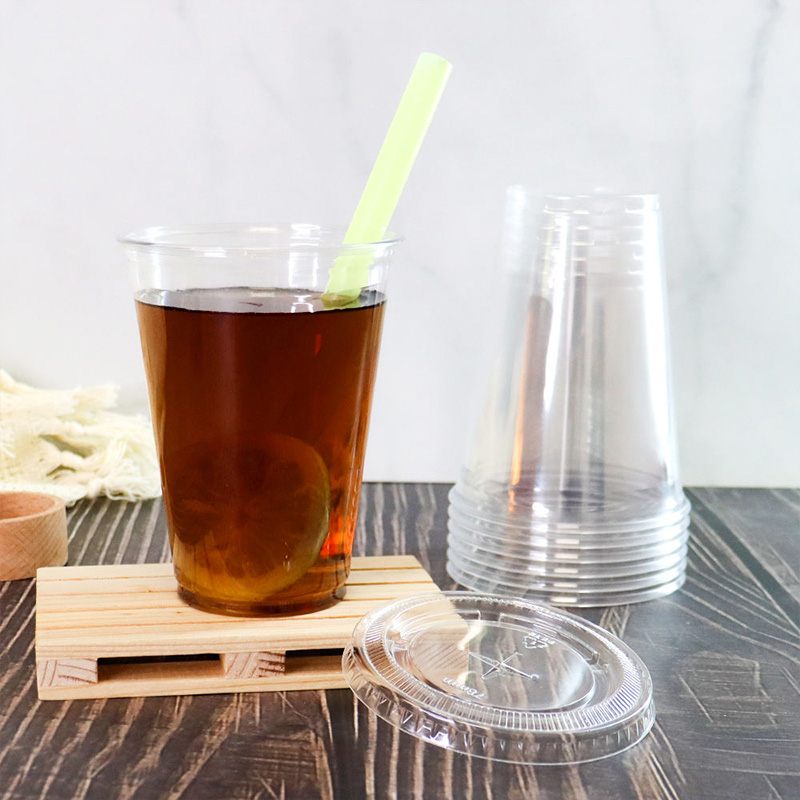 Hitray 100 Pack Crystal Clear Plastal Cups 