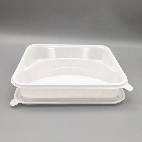 Hi Tray PLA อาหารพลาสติก PP PET PET FREST FORM FOORT TRAY