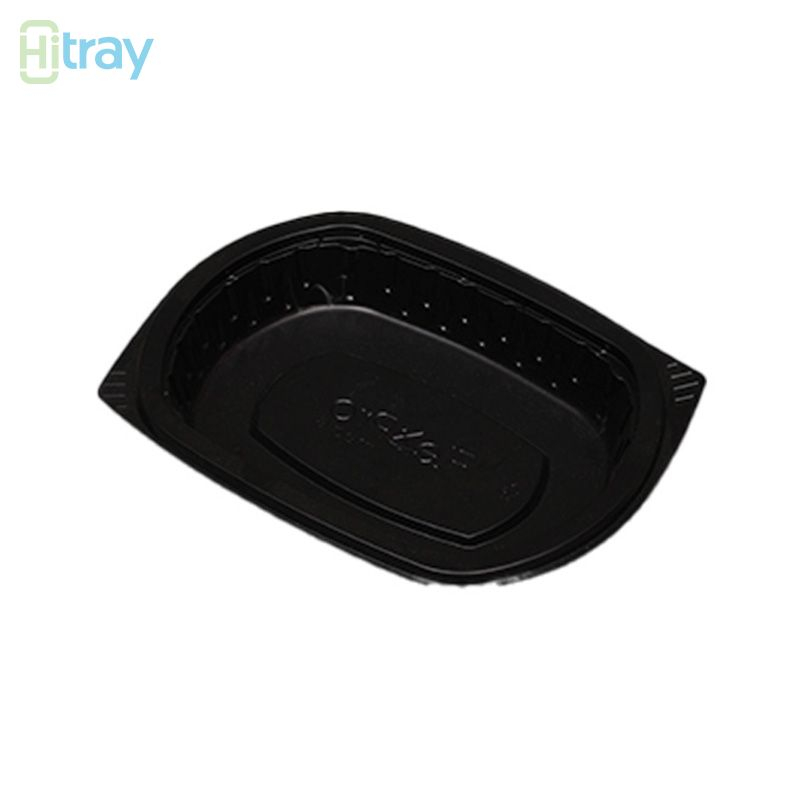 Hitray HI28 17 унций. Прямоугольный черный лоток CPET 