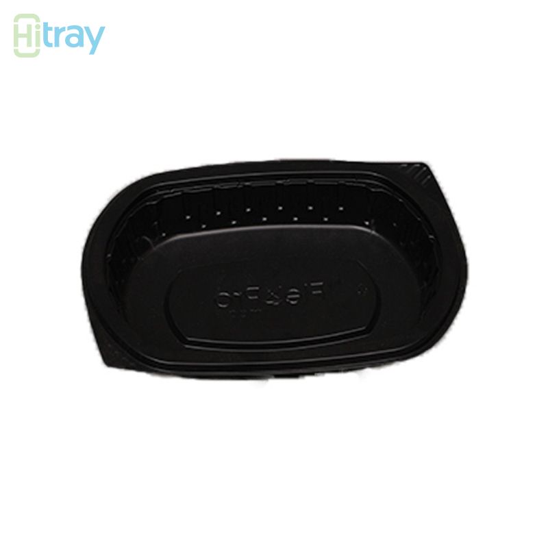 Hitray HI28 17 унций. Прямоугольный черный лоток CPET 