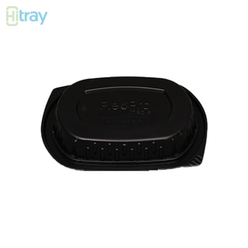 Hitray HI28 17 унций. Прямоугольный черный лоток CPET 