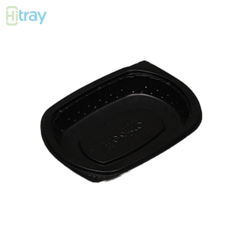 Hitray HI28 17 унций. Прямоугольный черный лоток CPET 